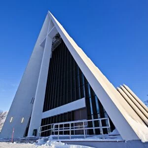 The Arctic Cathedral, Polar church, Tromso, Troms, North Norway, Scandinavia, Europe