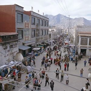 The Barkhor, Lhasa, Tibet, China, Asia