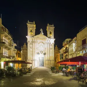 Basilica of St. George, Victoria (Rabat), Gozo Island, Malta, Mediterranean, Europe