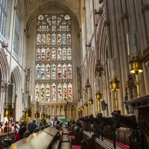 Bath Abbey Interior Print, UNESCO World Heritage Site