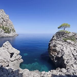 Bay Cala de Sa Calobra, Majorca (Mallorca), Balearic Islands (Islas Baleares), Spain, Mediterranean, Europe