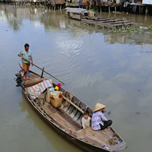 Boat on the Kinh Ben Nghe