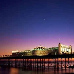 Brighton Pier Print at Twilight Brighton Pier Print at Twilight