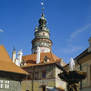 Castle, Cesky Krumlov, South Bohemia, Czech Republic, Europe