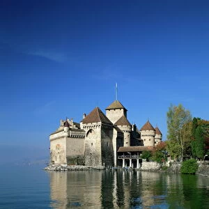 Switzerland Antique Framed Print Collection: Castles