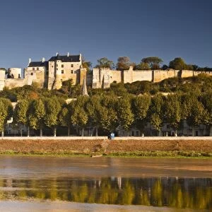 The chateau of Chinon, UNESCO World Heritage Site, Indre-et-Loire, Loire Valley, France, Europe