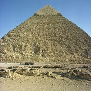 Chephren pyramid, Giza, UNESCO World Heritage Site, near Cairo, Egypt, North Africa