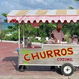 A churros seller