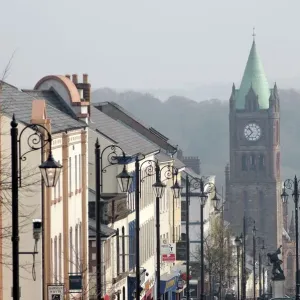 WorldInPrint Print of City of Derry, Northern Ireland WorldInPrint Print of City of Derry, Northern Ireland
