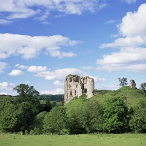 Clun Castle, Shropshire, England, United Kingdom, Europe