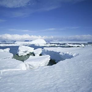 Coastal landscape, Antarctic Peninsula, Antarctica, Polar Regions