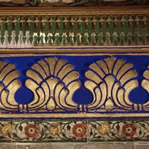 Decorative detail in the Sheesh Mahal