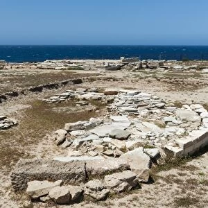 Despotiko, an uninhabited island in the southwest of Antiparos, a place of great
