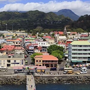 Downtown Roseau, Dominica, Windward Islands, West Indies, Caribbean, Central America