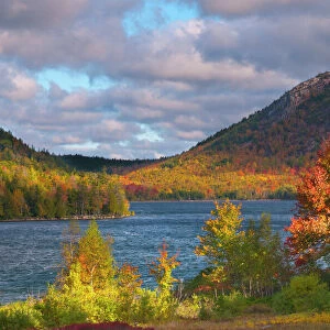 Eagle Lake, Acadia National Park, Mount Desert Island, Maine, New England, United States of America, North America
