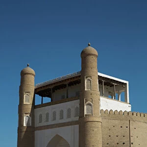 East Entrance, Ark of Bukhara, Bukhara, Uzbekistan, Central Asia, Asia