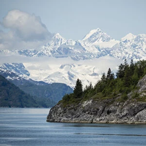 The Fairweather mountain range in Glacier Bay National Park, UNESCO World Heritage Site
