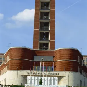 Fascist Architecture Print: Asti Amphitheatre Entrance