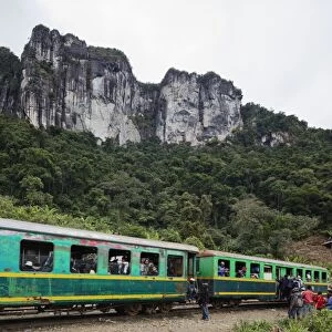 Fianarantsoa to Manakara FCE train, eastern area, Madagascar, Africa