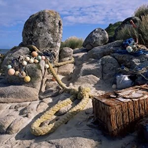 Fishing equipment, Isles of Scilly, United Kingdom, Europe