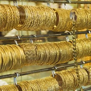 Gold bangles in the Gold Souk