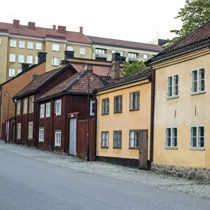 Historic homes in Nytorget, Sodermalm, Stockholm, Sweden, Scandinavia, Europe