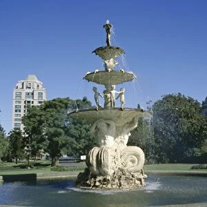 Hochgurtel fountain, Carlton Gardens, Melbourne, Victoria, Australia, Pacific