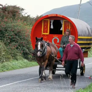 Horse-drawn Gypsy Caravan Print