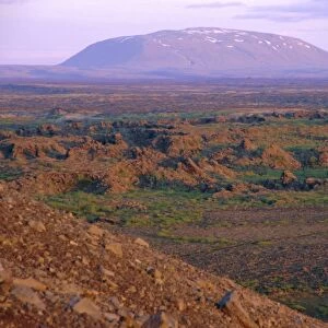 Hverfell (Hverfjall) ash crater in north of the country
