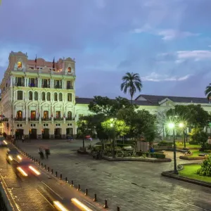 Independence Square at Sunset, Quito Print Independence Square at Sunset, Quito Print