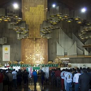 Interior of the Basilica de Guadalupe