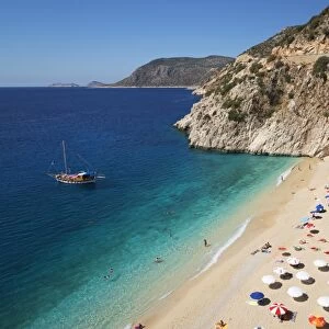 Kaputas beach, near Kalkan, Lycia, Antalya Province, Mediterranean Coast, Southwest Turkey