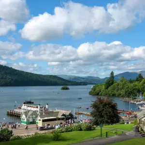 Lake Windermere Print, Bowness on Windermere, Lake District Lake Windermere Print, Bowness on Windermere, Lake District