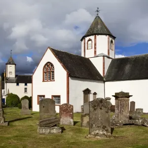 Lauder Kirk Print: Scotland's Unique Octagonal Tower Lauder Kirk Print: Scotland's Unique Octagonal Tower