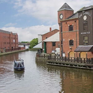 The Leeds and Liverpool Canal at Wigan Pier, as in the book by George Orwell