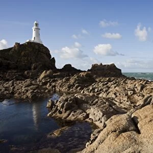 Lighthouse, La Corbiere, St. Brelade, Jersey, Channel Islands, United Kingdom, Europe