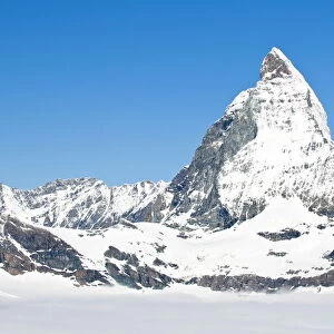 Matterhorn from atop Gornergrat, Switzerland, Europe