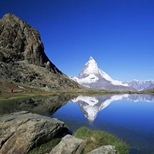 Matterhorn reflected in the Riffelsee
