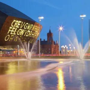 Millennium Centre Print: Cardiff Bay, Wales, UK Millennium Centre Print: Cardiff Bay, Wales, UK