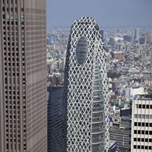 Mode Gakuen Cocoon Tower, Shinjuku, Tokyo, Japan, Asia