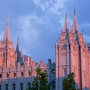 Mormon Temple in Temple Square, Salt Lake City, Utah, United States of America