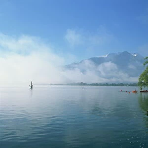 Morning mist, Zell am See, Austria, Europe