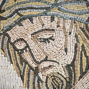 Mosaic in Maronite church, Lome, Togo, West Africa, Africa