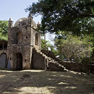 Narga Selassie island monastery, Lake Tana, Zege Peninsula, Ethiopia, Africa