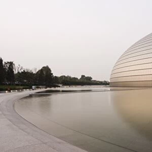 The National Theatre Opera House, also known as The Egg designed by French architect Paul Andreu