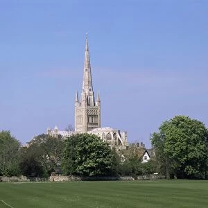 Norwich Cathedral, Norwich, Norfolk, England, United Kingdom, Europe