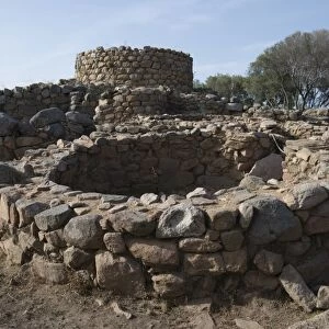 Nuraghe La Prisgiona archaeological site, dating from 1300 BC, near Arzachena, Sardinia