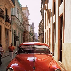 Old car, Havana, Cuba, West Indies, Central America