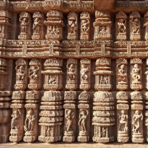 India Heritage Sites Postcard Collection: Sun Temple, KonÔrak