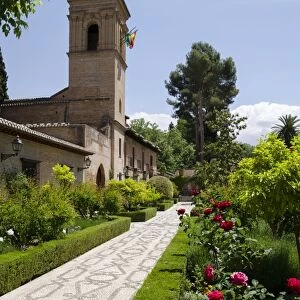 Parador at the Alhambra, Granada, Province of Granada, Andalusia, Spain, Europe